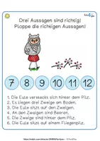 Vista previa - Unidades / Secuencias / Situaciones de Aprendizaje - Deutsch Leseübung - Herbst - Wahr oder falsch? - página 2