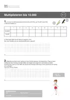 Vorschau - Arbeitsblätter - Sachaufgaben mal/geteilt mit 3 Differenzierungsstufen - Deckblatt