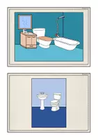 Vorschau - Bildkarten - Bild-und Wortkarten "Rooms" - Seite 3