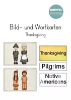 Vorschau - Bildkarten - Bild- und Wortkarten "Thanksgiving" - Deckblatt