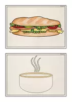 Vorschau - Bildkarten - Bild- und Wortkarten "Let's have lunch" - Seite 3