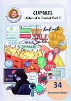 Vorschau - selbst erstellte Cliparts/Grafiken - Kolorierte Cliparts "Internet & Technik Part 3" - Deckblatt