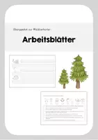 Vorschau - Arbeitsblätter - Übungspaket zu den Waldtieren - Deckblatt