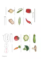 Vorschau - Arbeitsblätter - Picture Dictionary "Vegetables" - Bilderwörterbuch - Seite 2