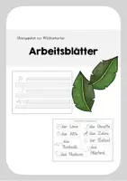 Vorschau - Arbeitsblätter - Übungspaket zu den Wildtieren - Deckblatt
