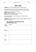Vorschau - Arbeitsblätter - Werbung analysieren - Stationsarbeit - Seite 1