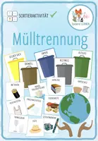 Vorschau - Spiele - Mülltrennung – Sortieraktivität - Deckblatt