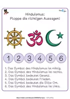 Vorschau - Stationenlernen - Hinduismus - Richtig oder falsch - Plopper - Seite 3