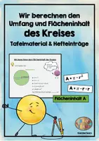 Vorschau - Präsentationen/Tafelbilder - Kreis - Umfang und Flächeninhalt - Deckblatt