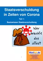 Vorschau - Stundenentwürfe - Staatsverschuldung in Zeiten von Corona: Basiswissen Staatsverschuldung - Deckblatt