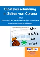 Vorschau - Stundenentwürfe - Staatsverschuldung in Zeiten von Corona: Staatsverschuldung in Deutschland und Ursachen der Staatsverschuldung - Deckblatt