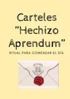 Vista previa - Decoración del aula - Carteles: “Hechizo Aprendum” Ritual para cada mañana - Portada