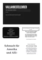 Vorschau - Stundenentwürfe - Der Afghanistan Konflikt - Deckblatt