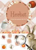 Vorschau - Arbeitsblätter - Herbst Spiel Paare finden (Wort- und Bildkarten) - Deckblatt