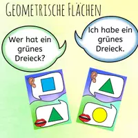 Vorschau - Spiele - Materialpaket: Ich habe, du hast? Geometrie Spiele Körper und Flächen - Seite 1