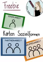 Vorschau - Präsentationen/Tafelbilder - Karten Sozialformen - Classroom Management - Deckblatt