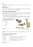 Vorschau - Arbeitsblätter - Arbeitsblatt "Blechblasinstrumente" mit Erklärvideo, Lösungen und Onlineübungen - Seite 1