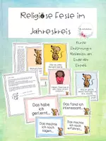Vorschau - Unterrichtsreihen - Religiöse Feste im Jahreskreis - Einführung+Reflexion - Deckblatt
