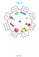 Vorschau - Spiele - vocabulary wheel (Lerndrehscheibe) - toys - Seite 1