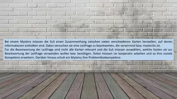 Vorschau - Stundenentwürfe - Mystery zur Gelelektrophorese - Seite 1