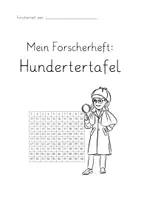 Vorschau - Stundenentwürfe - Forscherheft Hundertertafel - Komplette Unterrichtsreihe - Seite 1
