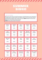 Vorschau - Spiele - Simple past Bingo summer holidays - Seite 2