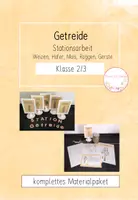 Vorschau - Bildkarten - Stationsarbeit zum Thema Getreide - Deckblatt