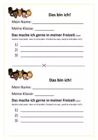 Vorschau - Arbeitsblätter - FREEBIE! Kennenlernspiel / Spiel zur Bewegung: Meine Hobbys (Flunkerspiel) - Seite 3