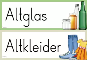 Vorschau - Merkblätter - Müllschilder für den Klassenraum - Seite 3