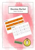 Vorschau - Spiele - Domino Herbst: Wörter lesen und Anlaute - Deckblatt