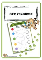 Vorschau - Arbeitsblätter - Eier verbinden - Deckblatt