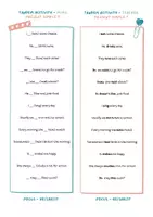Vorschau - Arbeitsblätter - Present Simple practice - Tandem Activity - Seite 2