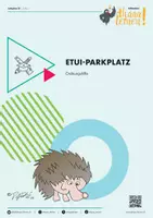Vorschau - Fördermaterial/Inklusion - Ahaaa lernen Etui-Parkplatz (Ordnungshilfe-Karten) - Deckblatt