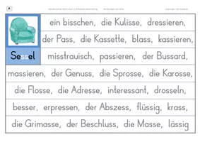 Vorschau - Arbeitsblätter - Konzentriertes Wortschatz- und Rechtschreibtraining - Wörter mit Doppel-s - Seite 3