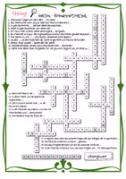 Vorschau - Arbeitsblätter - Sekten: Kreuzworträtsel (Merkmale u. Anwerbephasen) - Deckblatt