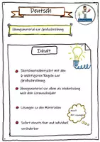 Vorschau - Arbeitsblätter - Regeln und Übungsmaterial zur Großschreibung - Deckblatt