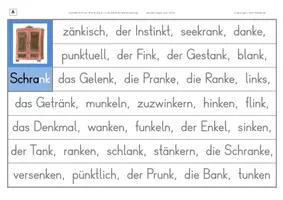 Vorschau - Arbeitsblätter - Konzentriertes Wortschatz- und Rechtschreibtraining - Wörter mit NK - Seite 3