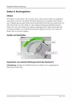 Vorschau - Arbeitsblätter - Stationentraining zum Thema Sinnesorgane zu Experimento | 8+ - Seite 2