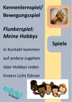 Vorschau - Arbeitsblätter - FREEBIE! Kennenlernspiel / Spiel zur Bewegung: Meine Hobbys (Flunkerspiel) - Deckblatt