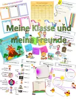 Vorschau - Mal- und Bastelvorlagen - Meine Klasse und meine Freunde - Deckblatt