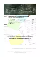 Vorschau - Arbeitsblätter - B2 telc Schriftlicher Ausdruck Bewerbung-Muster - Seite 1