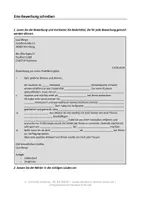 Vorschau - Arbeitsblätter - B2 telc Schriftlicher Ausdruck Bewerbung-Muster - Seite 2