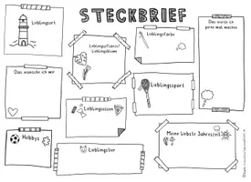Vorschau - Stundenentwürfe - Fertige Kunststunde Buchstabenselbstporträts, Selbstporträt mal anders, Kunst - Seite 2