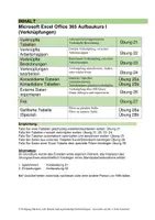 Vorschau - Unterrichtsreihen - Excel 365 Verknüpfungen 2. Auflage (optimiert) - Seite 1