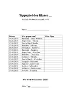 Vorschau - Spiele - WM Tippspiel - Seite 1