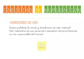 Vista previa - Unidades / Secuencias / Situaciones de Aprendizaje - Tarjetas numeración del 0 al 9 - página 1