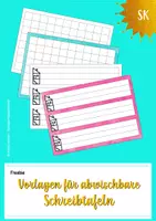 Vorschau - Poster - Vorlagen für abwischbare Schreibtafeln - Deckblatt
