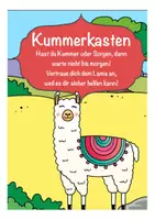 Vorschau - Mal- und Bastelvorlagen - Kummerkasten Lamaklasse - Seite 3