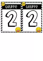 Vorschau - Anderer Materialtyp - Emoji-Klassenzimmer: Gruppenschilder - Seite 3