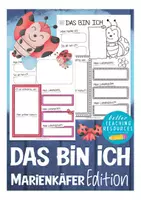 Vorschau - Arbeitsblätter - Das bin ich - Marienkäferklasse Sich vorstellen - Deckblatt